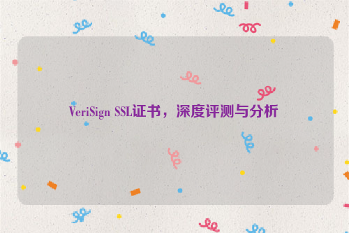 VeriSign SSL证书，深度评测与分析