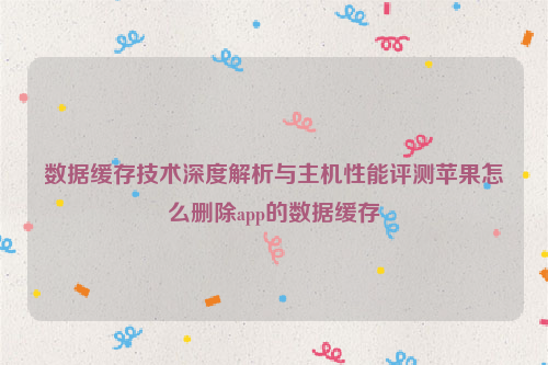 数据缓存技术深度解析与主机性能评测苹果怎么删除app的数据缓存