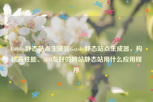 Gatsby静态站点生成器Gatsby静态站点生成器，构建高性能、SEO友好的网站静态站用什么应用程序