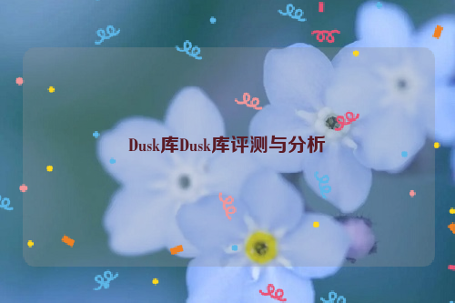 Dusk库Dusk库评测与分析