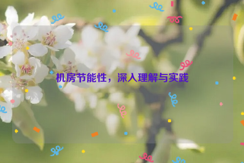 机房节能性，深入理解与实践