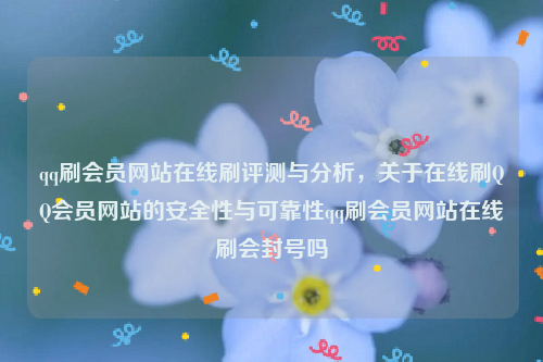 qq刷会员网站在线刷评测与分析，关于在线刷QQ会员网站的安全性与可靠性qq刷会员网站在线刷会封号吗