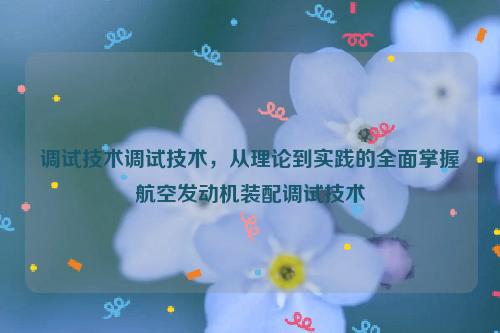 调试技术调试技术，从理论到实践的全面掌握航空发动机装配调试技术