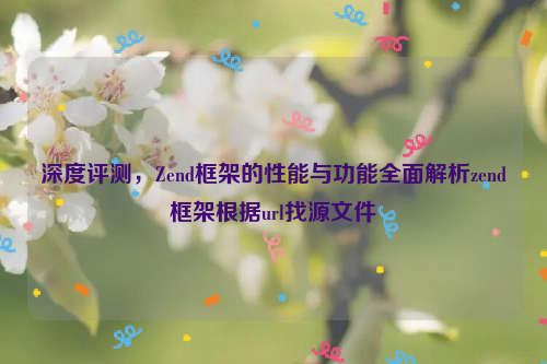 深度评测，Zend框架的性能与功能全面解析zend框架根据url找源文件