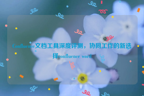 Confluence文档工具深度评测，协同工作的新选择confluence word