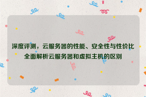 深度评测，云服务器的性能、安全性与性价比全面解析云服务器和虚拟主机的区别