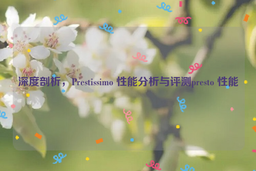 深度剖析，Prestissimo 性能分析与评测presto 性能