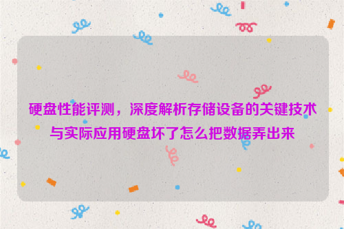 硬盘性能评测，深度解析存储设备的关键技术与实际应用硬盘坏了怎么把数据弄出来