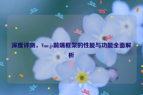 深度评测，Vue.js前端框架的性能与功能全面解析