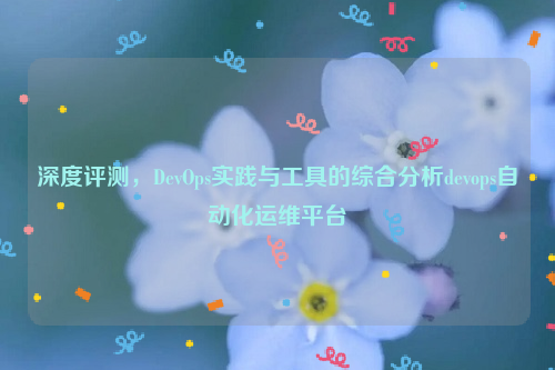 深度评测，DevOps实践与工具的综合分析devops自动化运维平台